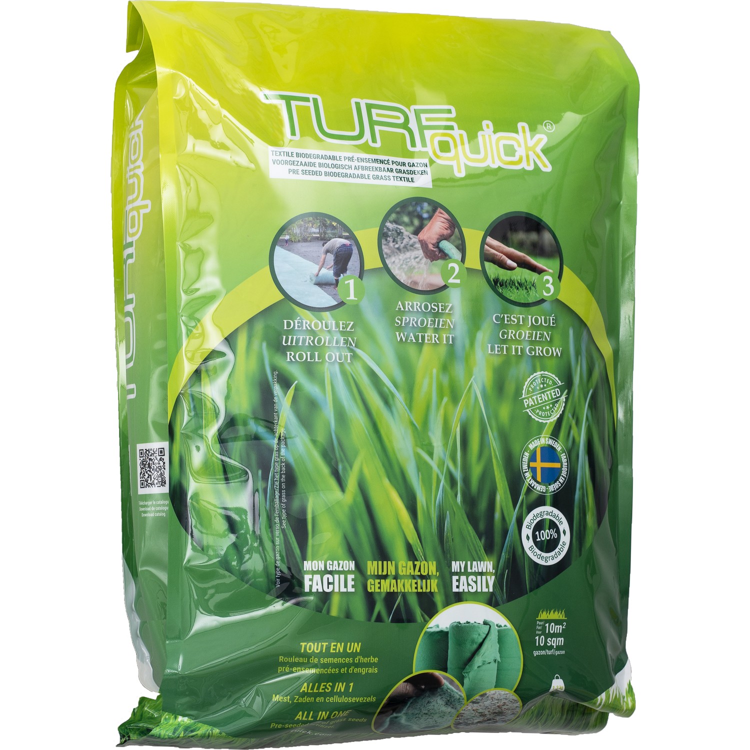 TURFquick Ornamental Premium Hazır Rulo Çim Halı 10m2
